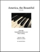 America, the Beautiful piano sheet music cover